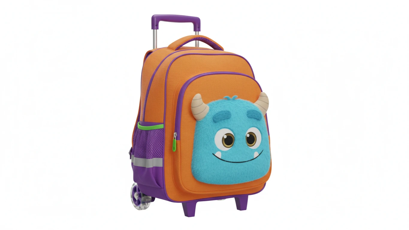 Mochila Infantil de Rodinhas com Personagem