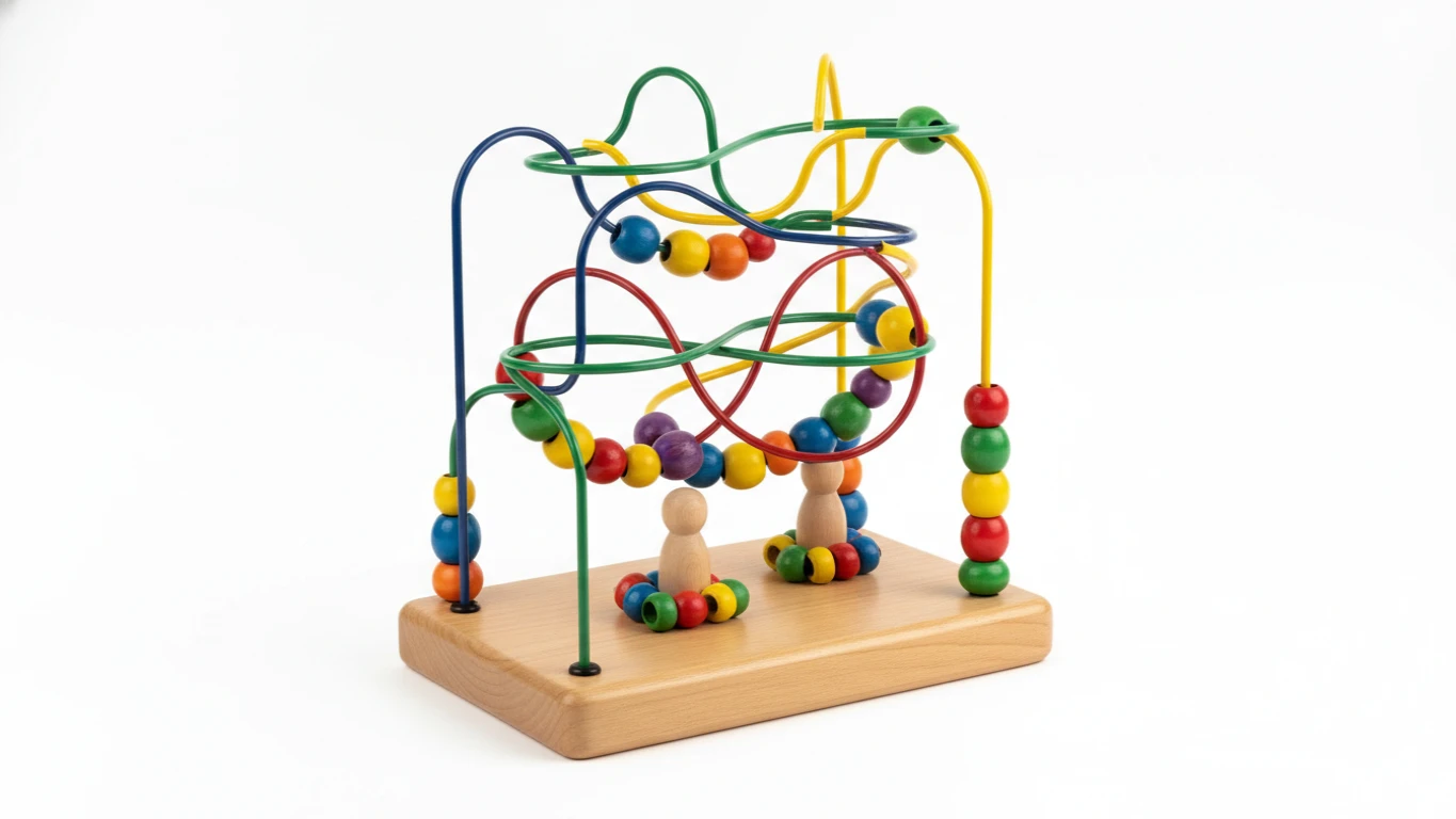 Montanha Russa de Miçangas Aramada