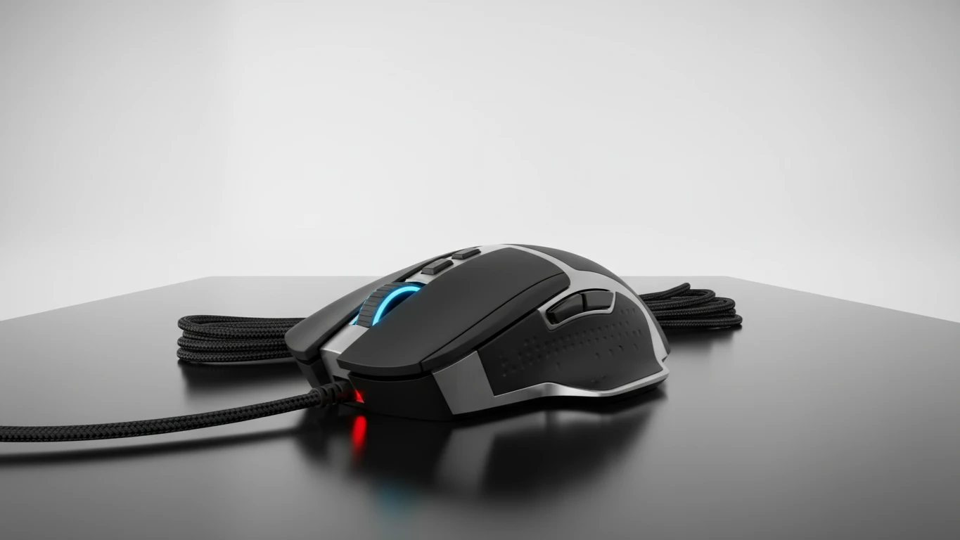 Mouse Gamer de Alta Precisão