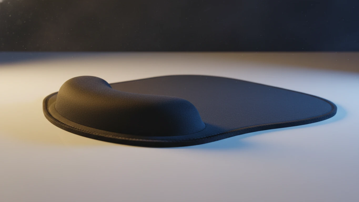 Mouse Pad Ergonômico com Apoio de Pulso