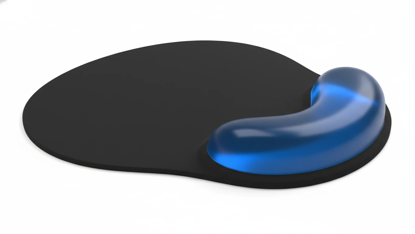 Mouse Pad Ergonômico com Apoio de Punho em Gel