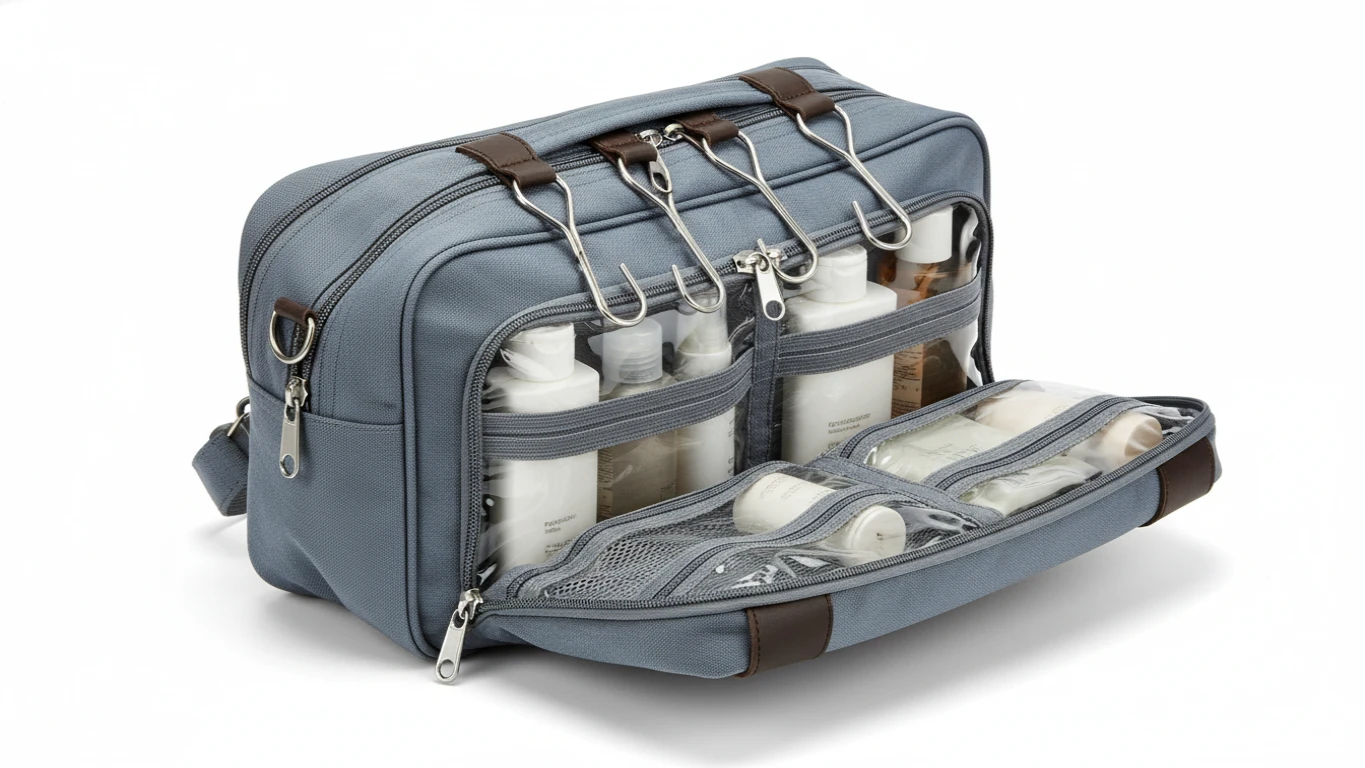 Necessaire de Viagem com Ganchos Organizadores