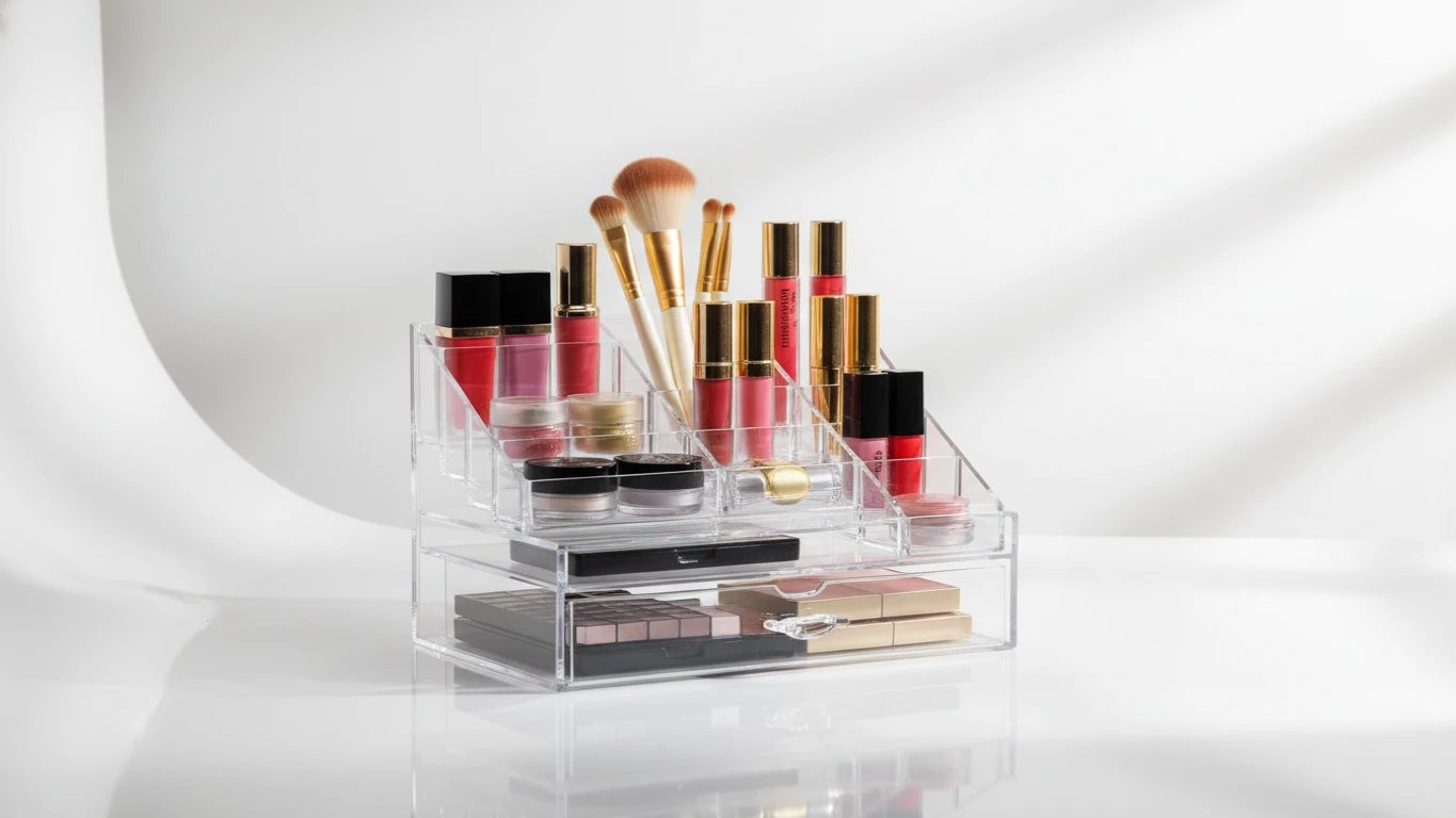 Organizador de Maquiagem em Acrílico