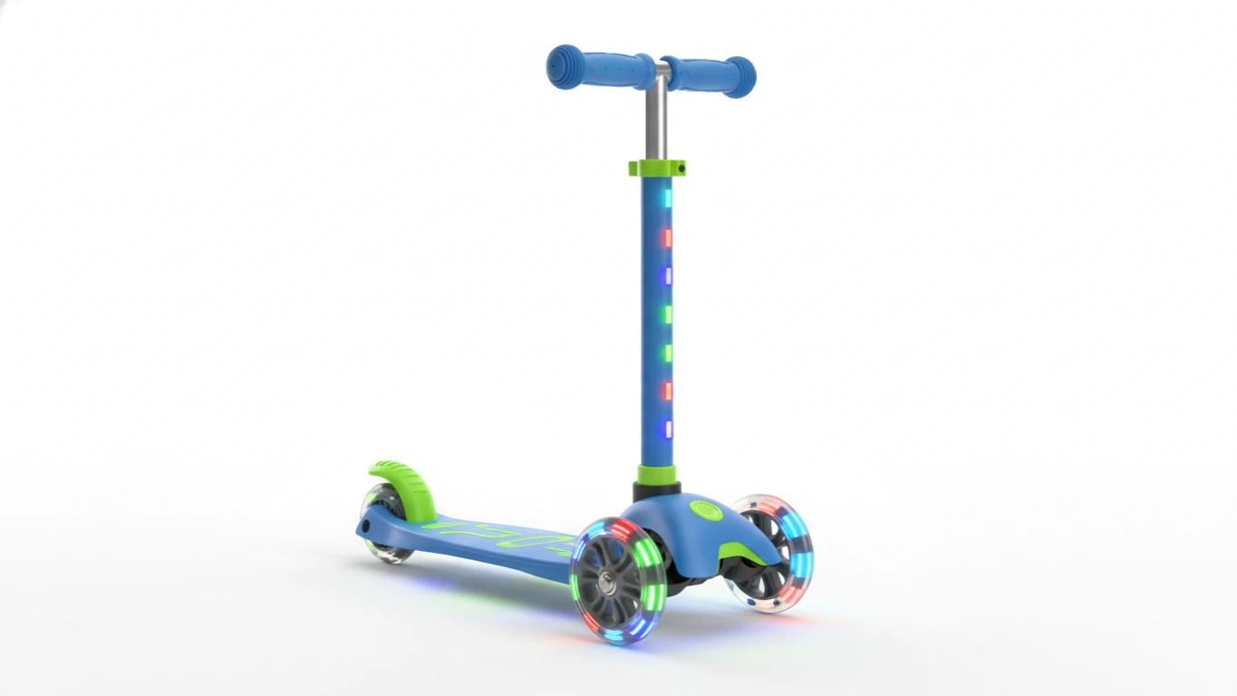 Patinete Infantil com Luzes de LED