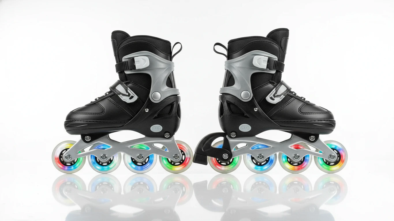 Patins Ajustáveis com Rodas de LED