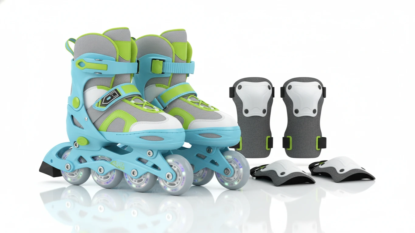 Patins Infantil Ajustável com Proteções
