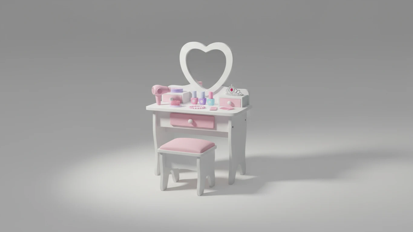 Penteadeira Infantil com Acessórios