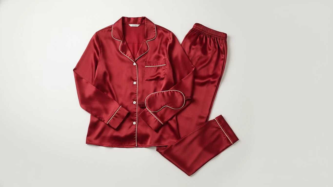 Pijama de Seda Confortável e Luxuoso