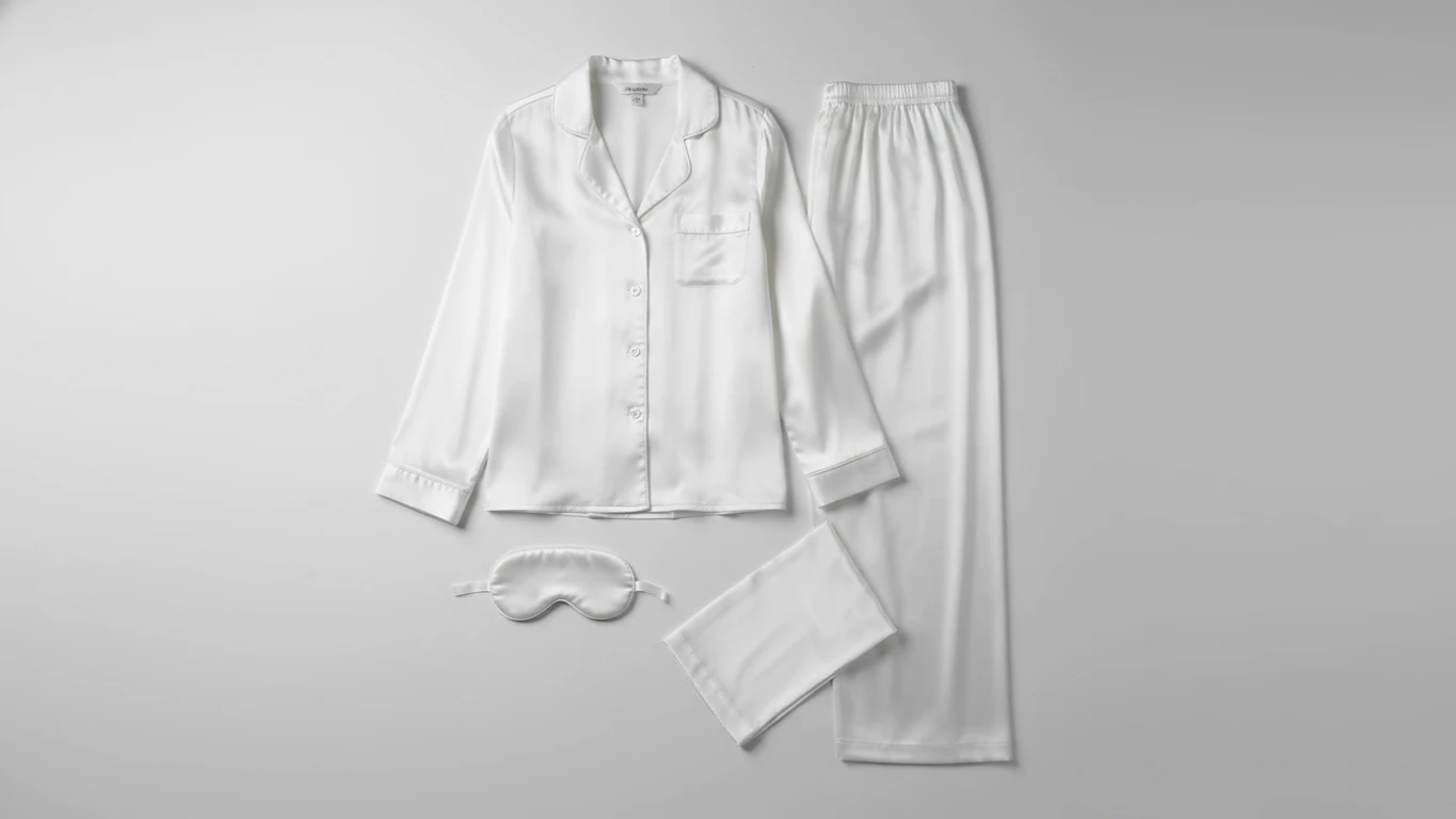 Pijama de Seda de Alta Qualidade