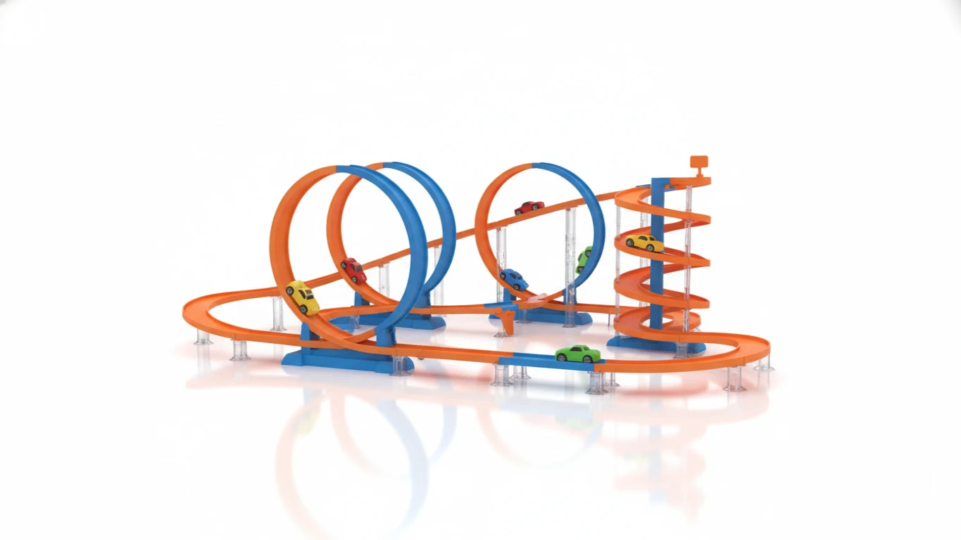 Pista de Carrinhos Radical com Loopings