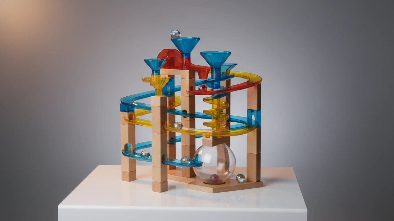 Pista de Corrida de Bolinhas (Marble Run)