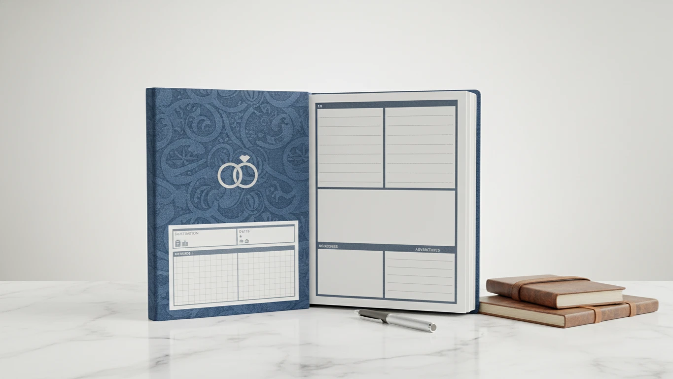 Planner de Viagens para Casal com Diário