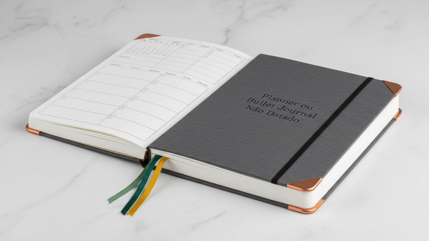 Planner ou Bullet Journal Não Datado