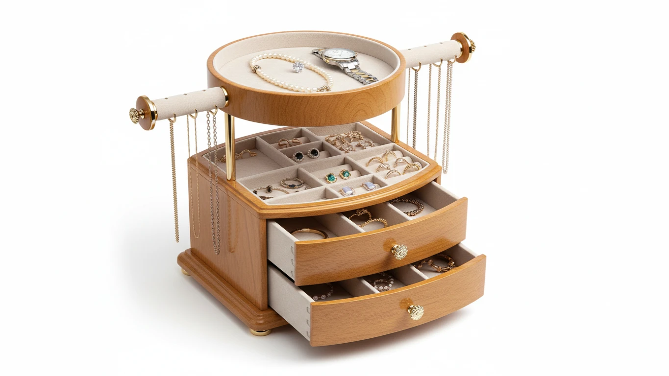 Porta-Joias ou Organizador de Bijuterias Elegante