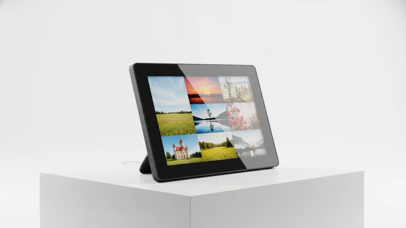 Porta-Retrato Digital com Conexão Wi-Fi