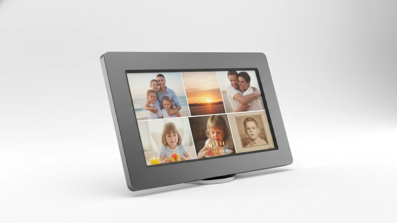 Porta-Retrato Digital com Memórias