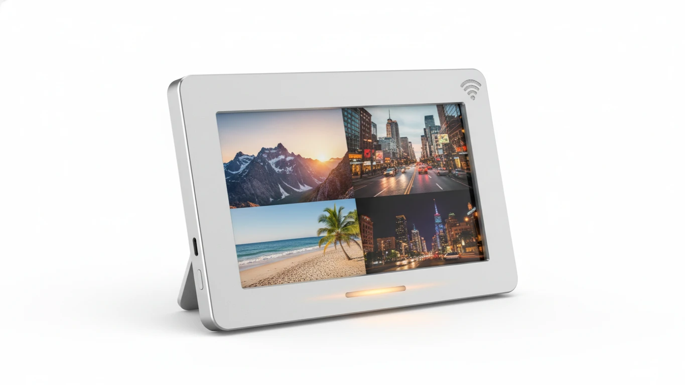 Porta-Retratos Digitais com Wi-Fi