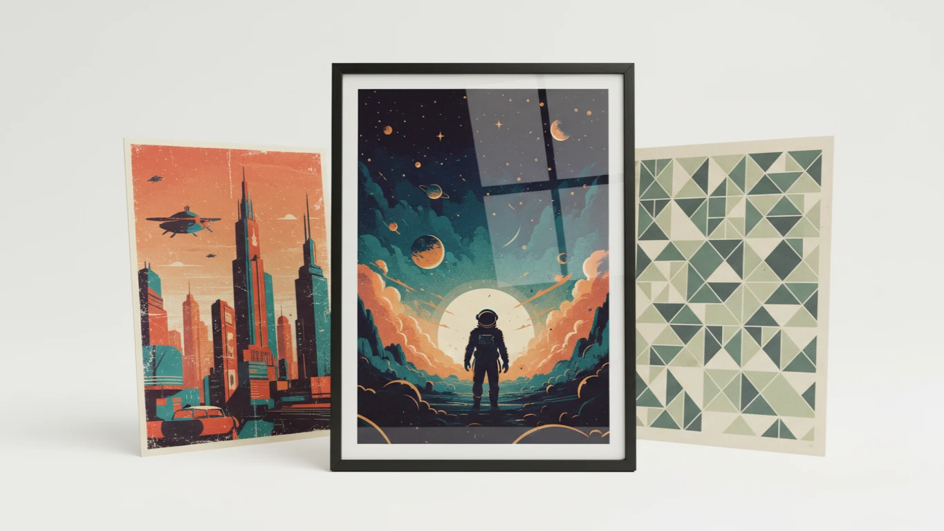 Pôsteres e Quadros Decorativos Temáticos