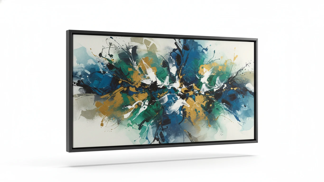 Quadro Decorativo com Arte Abstrata