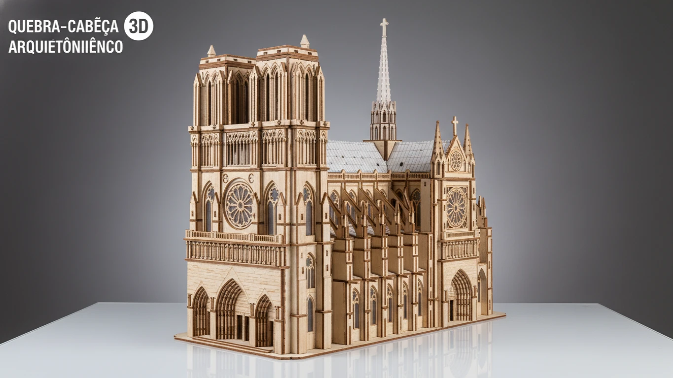 Quebra-Cabeça 3D Arquitetônico