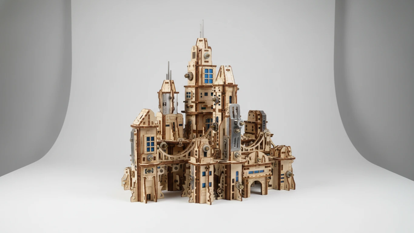 Quebra-Cabeça 3D Detalhado