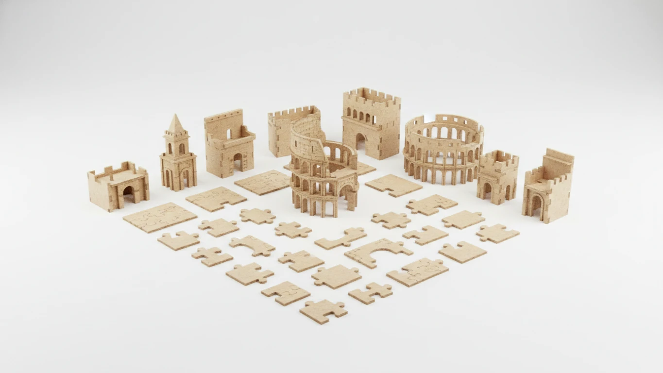 Quebra-Cabeça 3D de Monumento Famoso