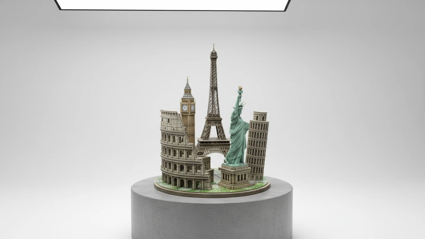 Quebra-Cabeça 3D de Monumentos