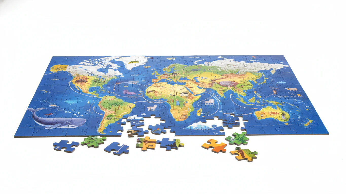 Quebra-Cabeça Educativo de Grande Formato