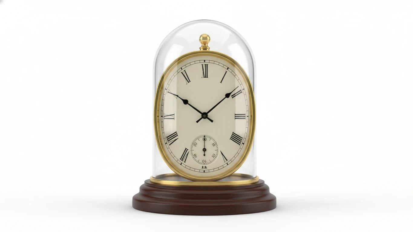 Relógio de Mesa Analógico com Design Clássico