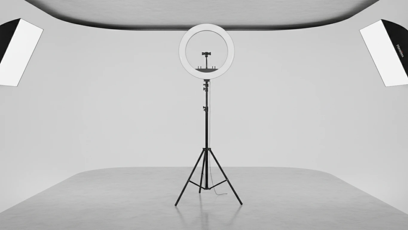 Ring Light com Tripé de Chão