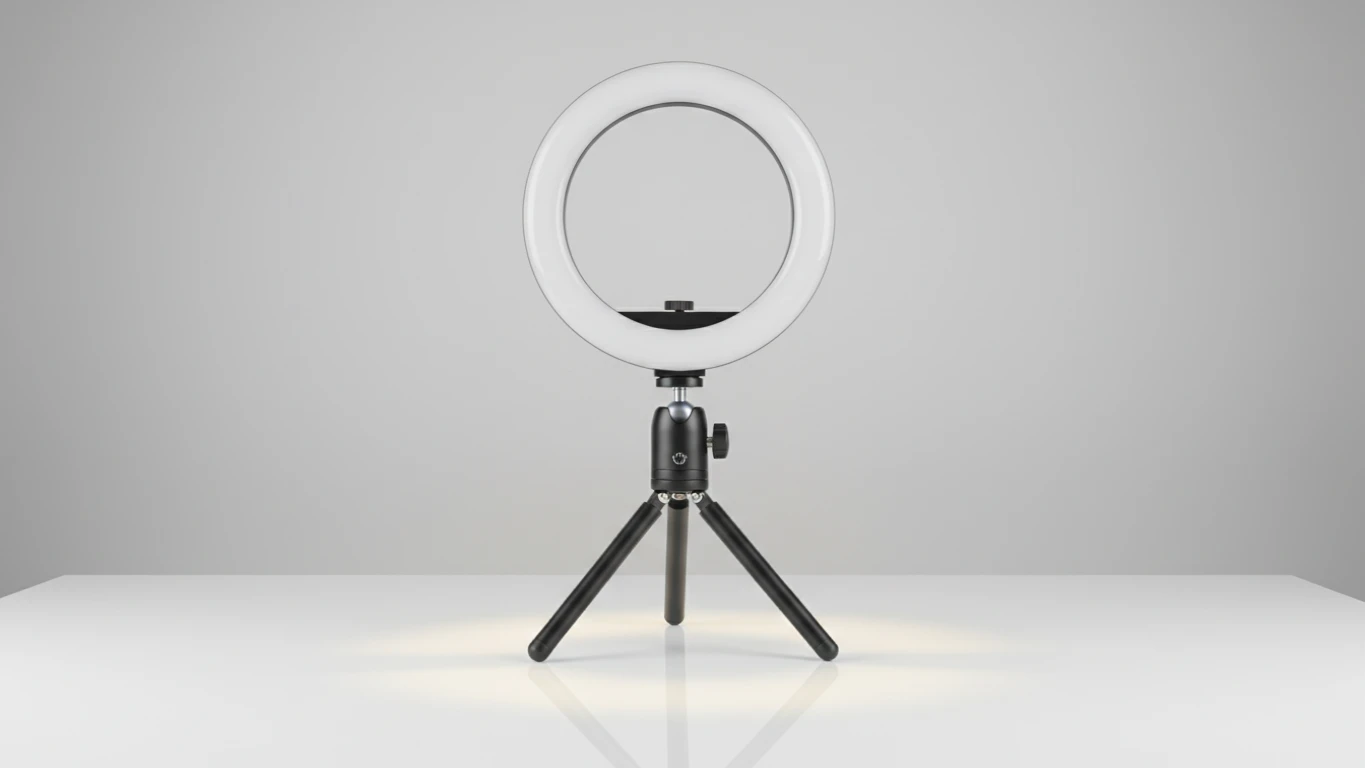 Ring Light de Mesa com Tripé