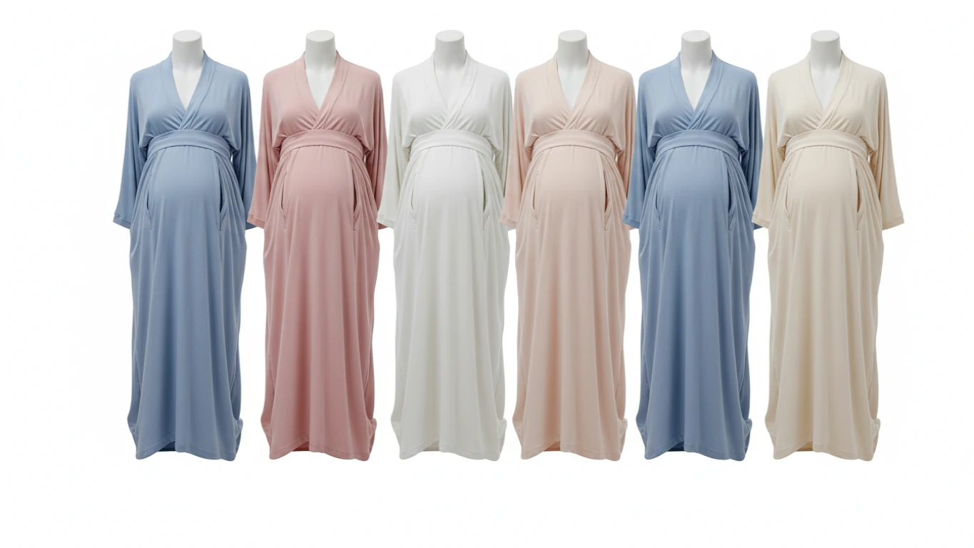 Robes de Amamentação com Abertura Fácil