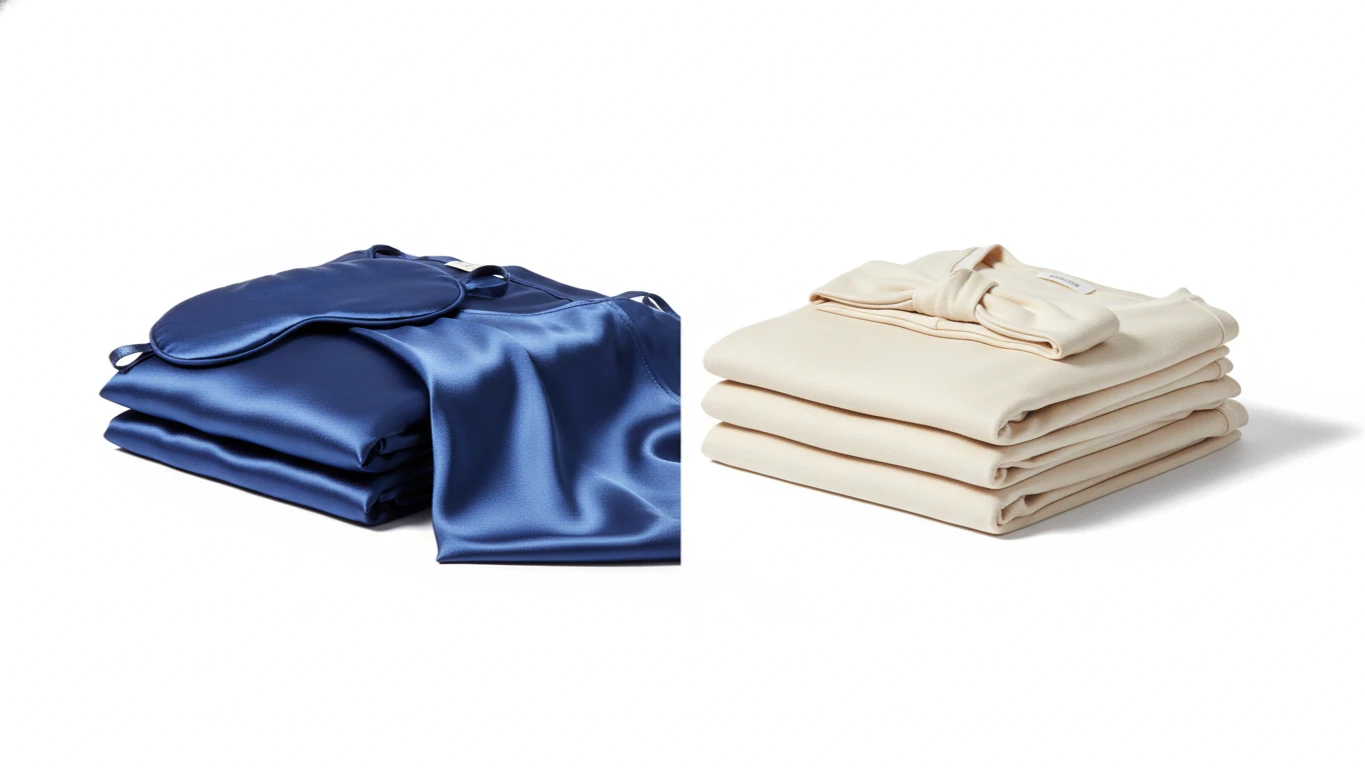 Roupa de Dormir de Seda ou Algodão Egípcio