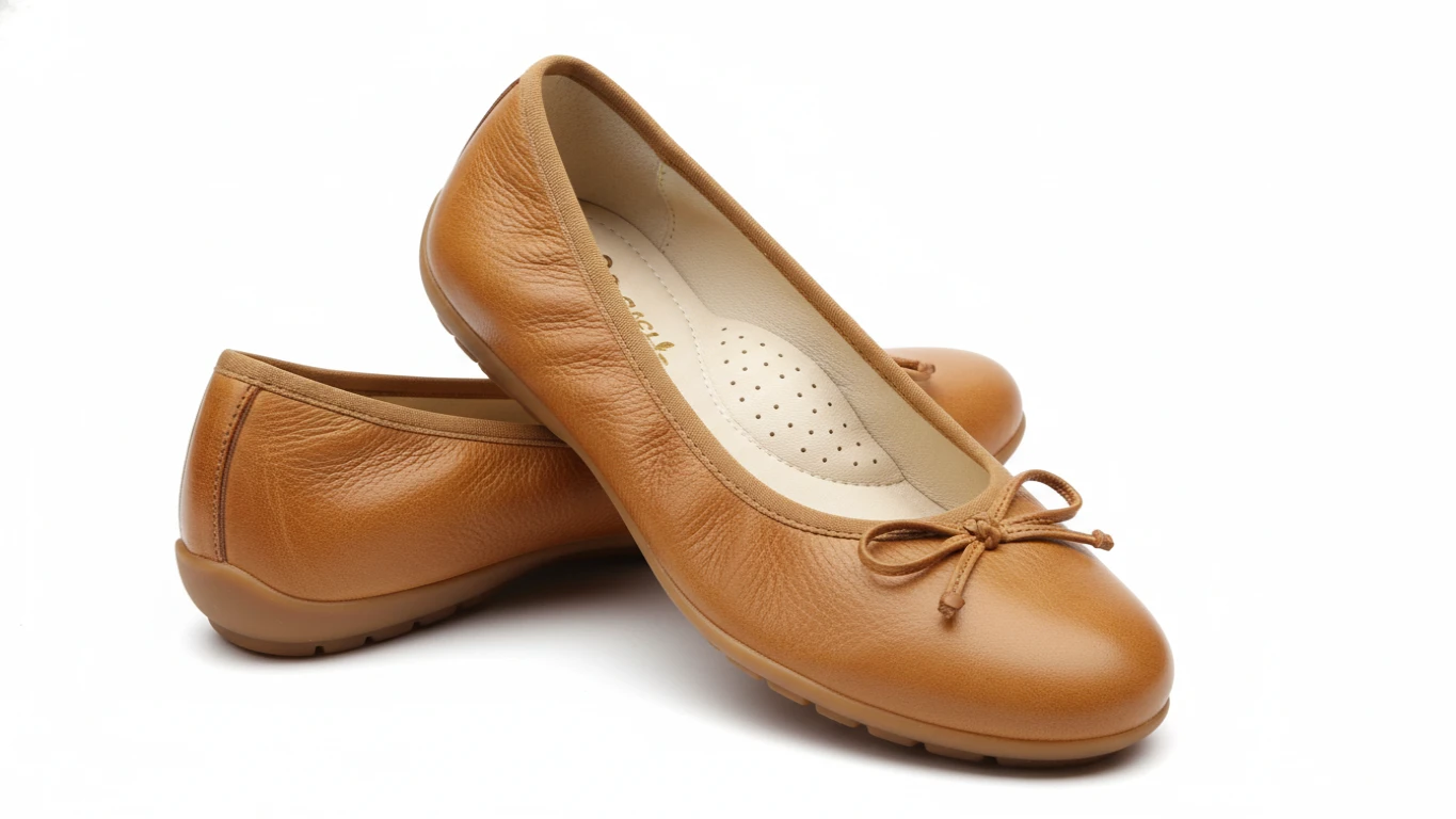 Sapatilha Confortável em Couro Legítimo