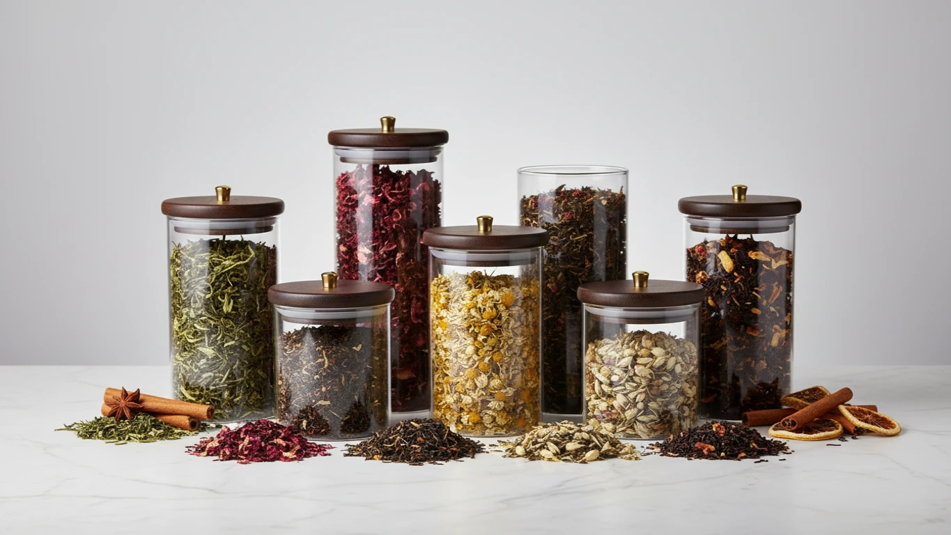 Seleção de Chás Especiais e Aromáticos