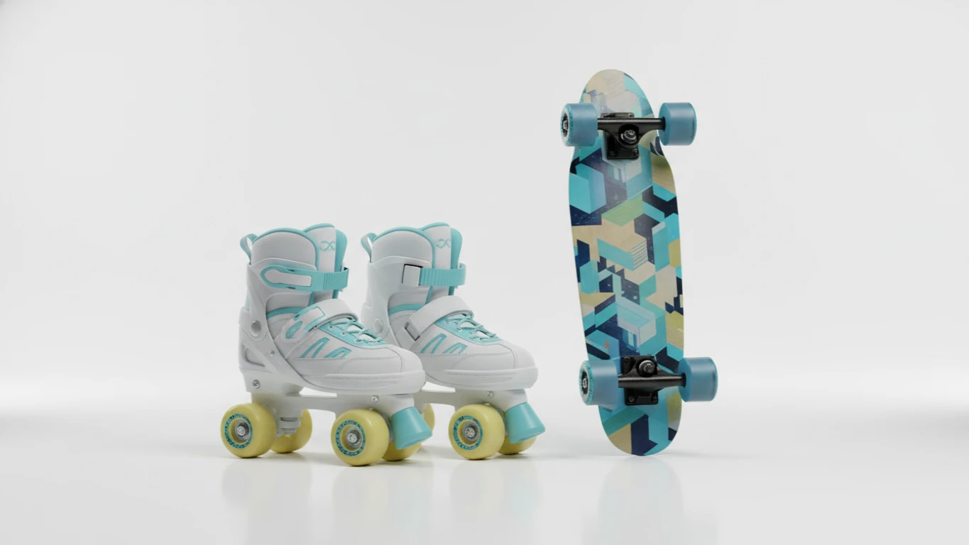 Skate ou Patins para Iniciantes