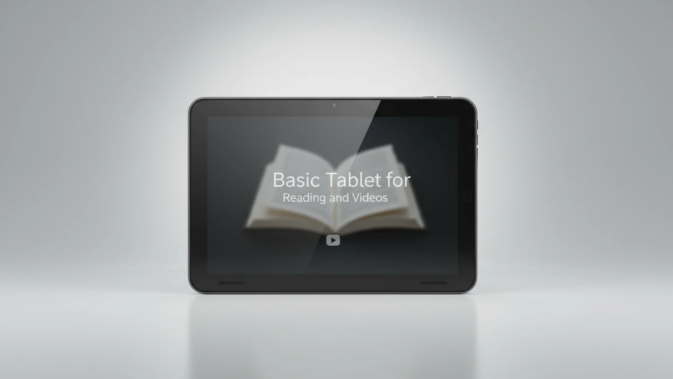 Tablet Básico para Leitura e Vídeos