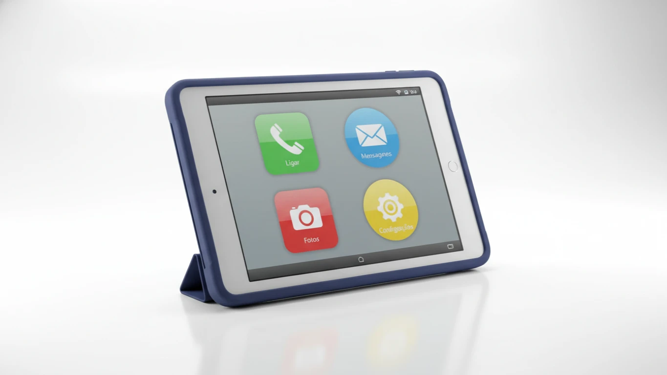 Tablet com Interface Simplificada para Idosos