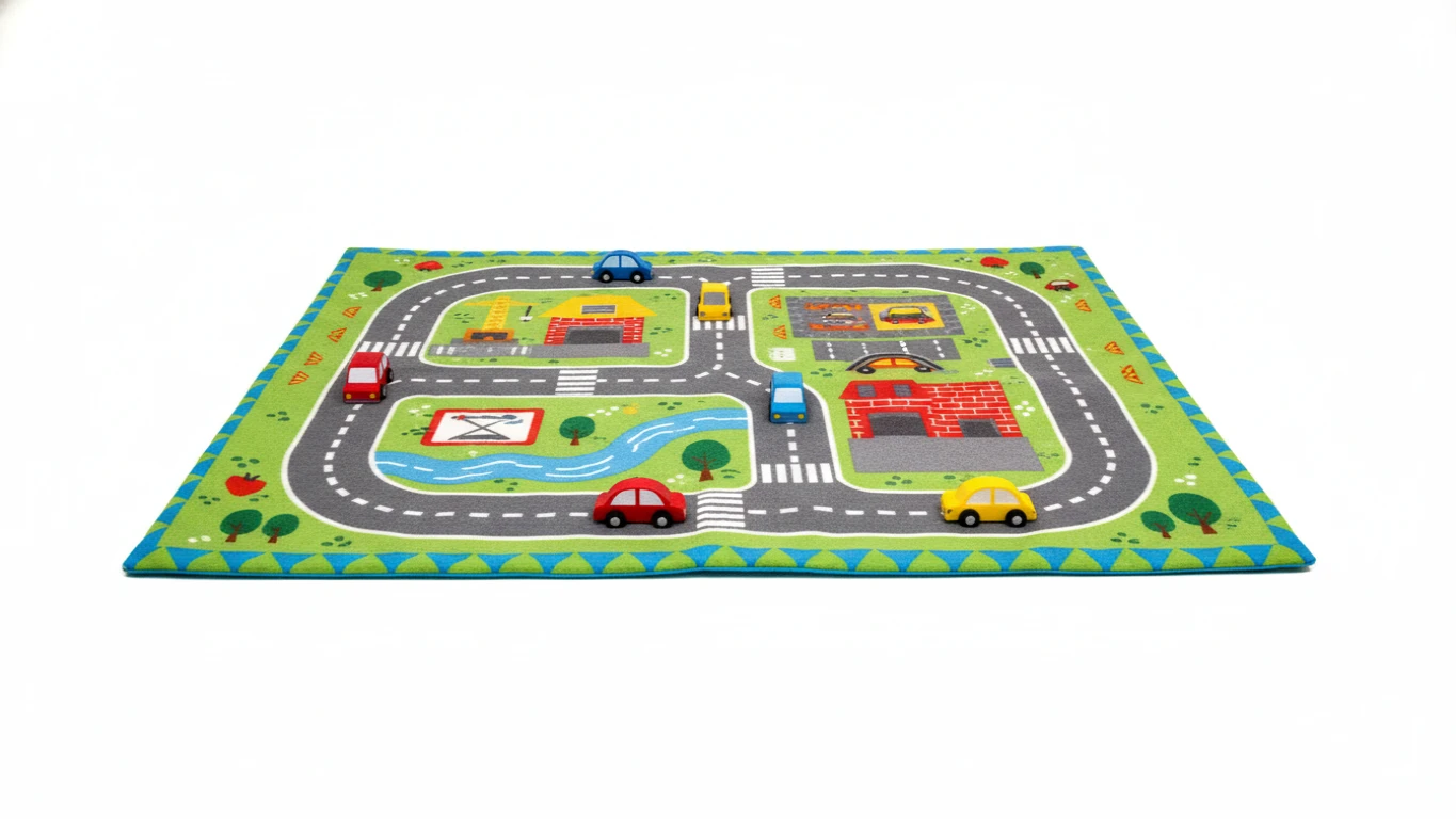 Tapete de Atividades com Pista de Carros