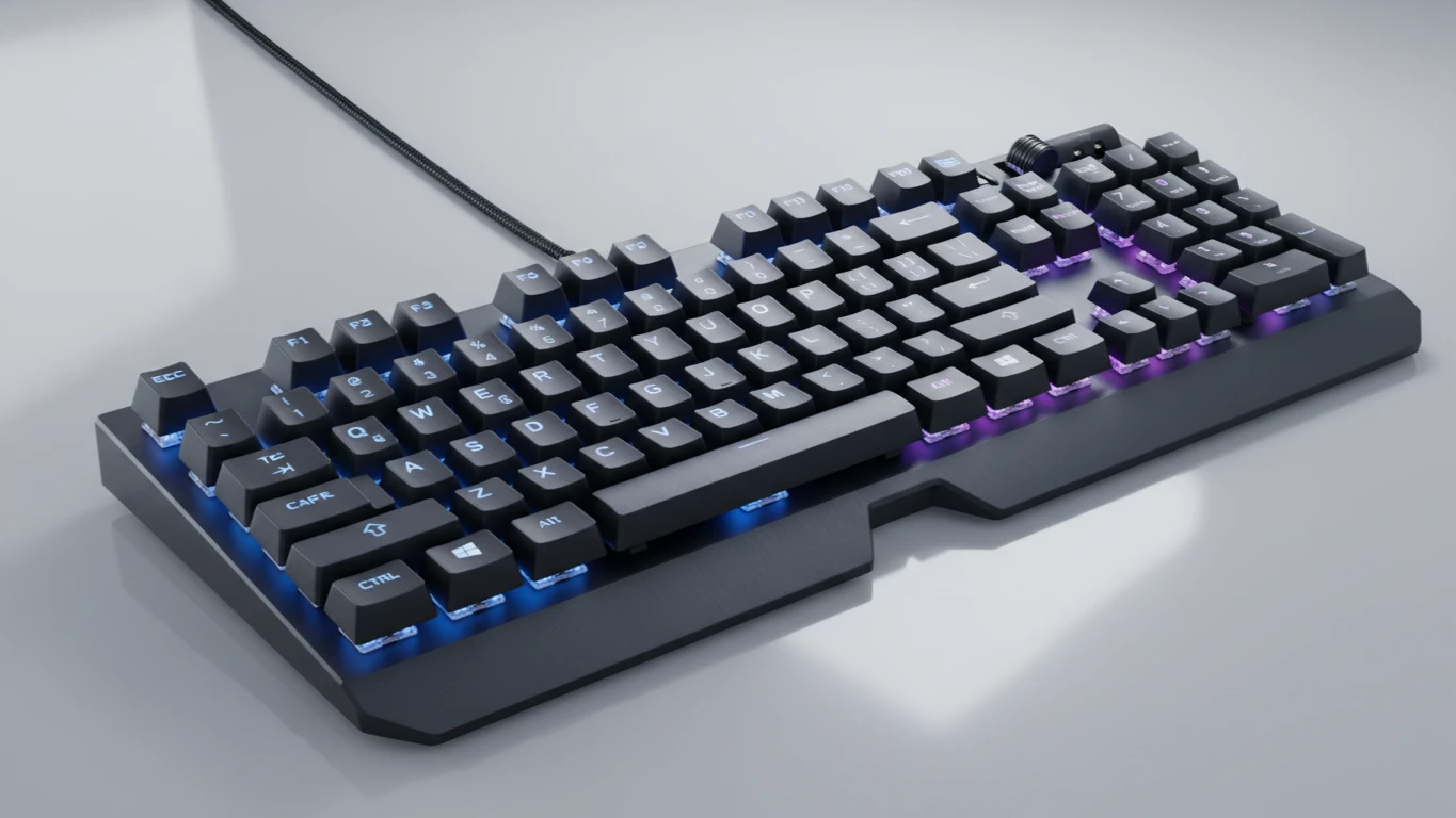 Teclado Gamer Mecânico Retroiluminado