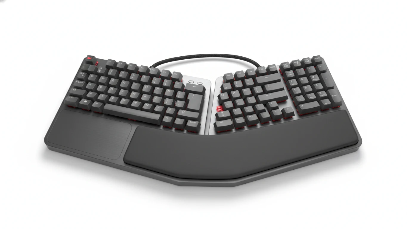 Teclado Mecânico Ergonômico