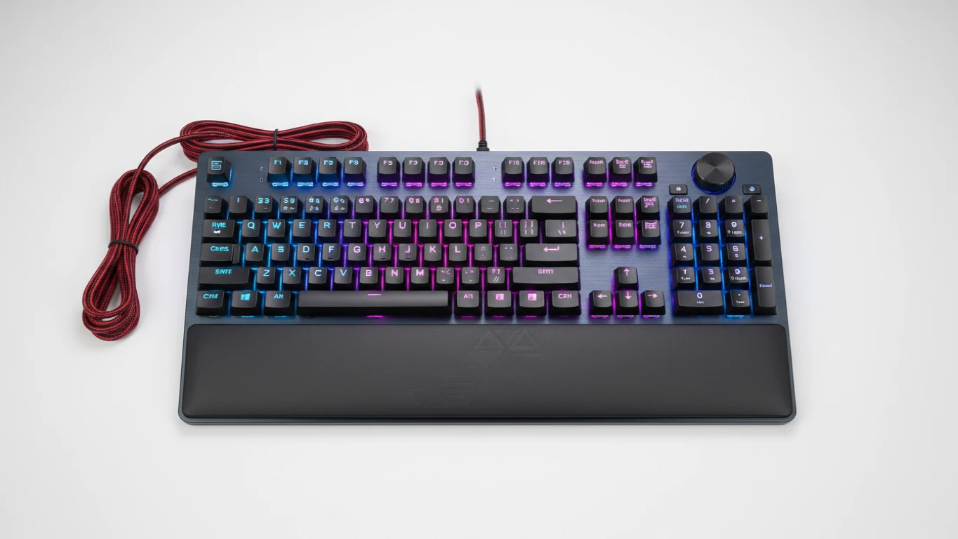 Teclado Mecânico Gamer de Alta Resposta