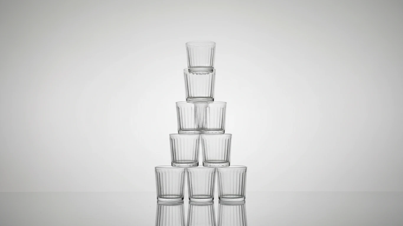 Torre de Copos Empilháveis