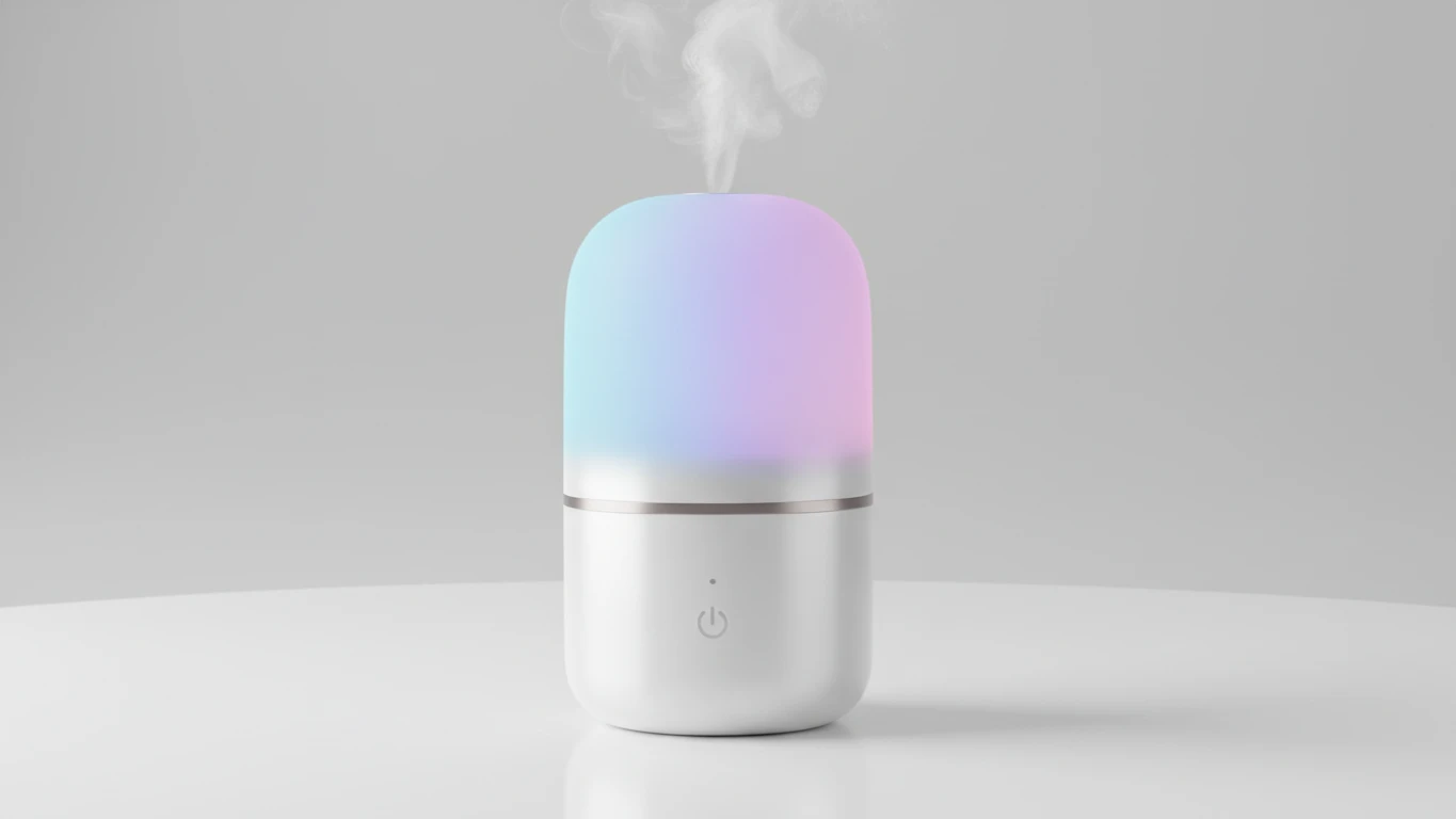 Umidificador de Ambiente Portátil com LED