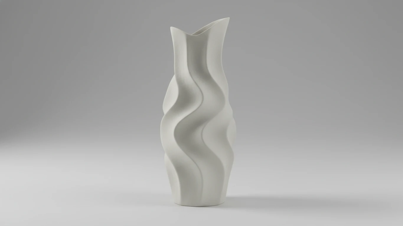 Vaso Decorativo de Cerâmica com Design Moderno