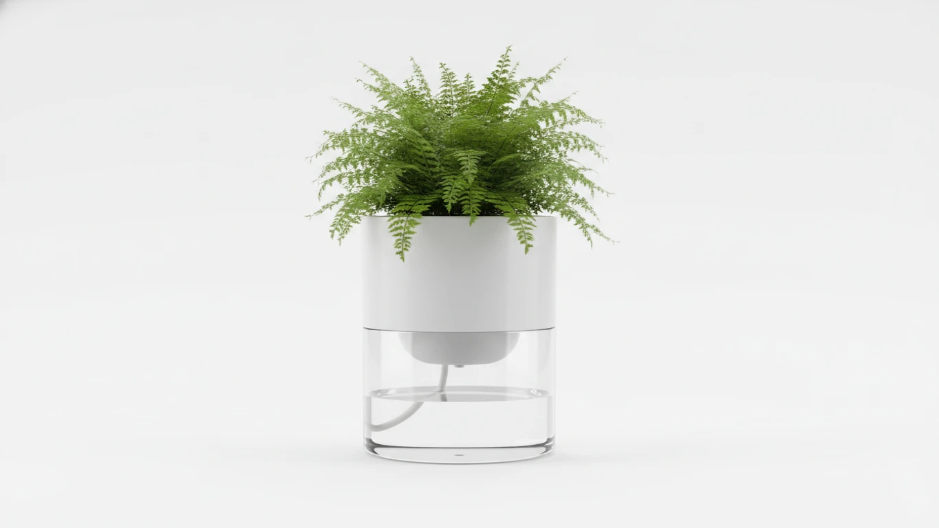 Vaso de Plantas Autoirrigável com Design Moderno