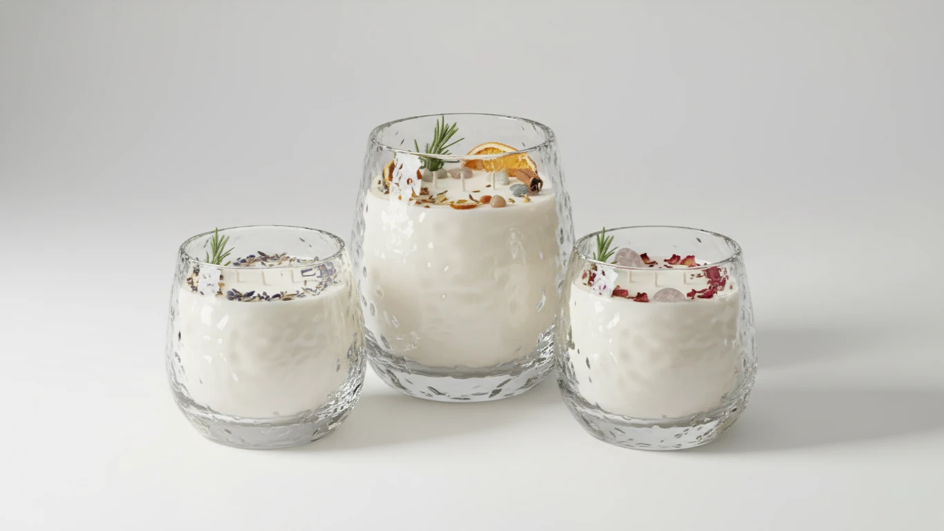 Velas Aromáticas Artesanais em Vidro