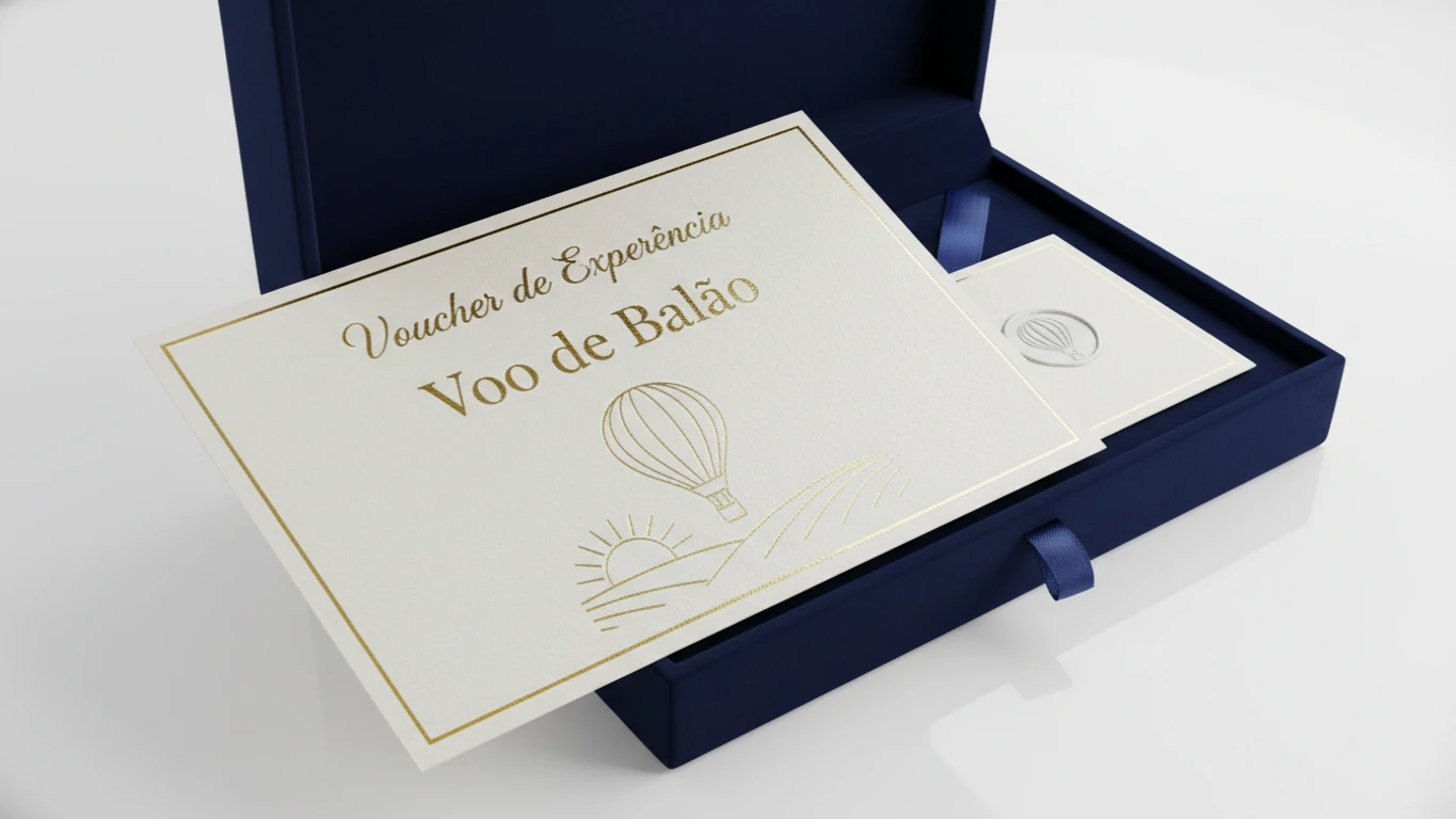 Voucher de Experiência de Voo de Balão