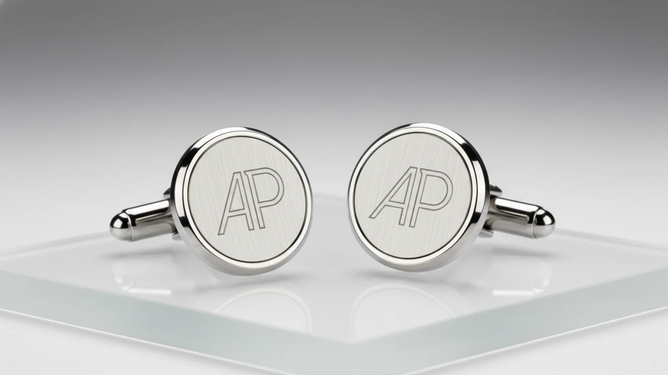 Abotoaduras Personalizadas em Aço