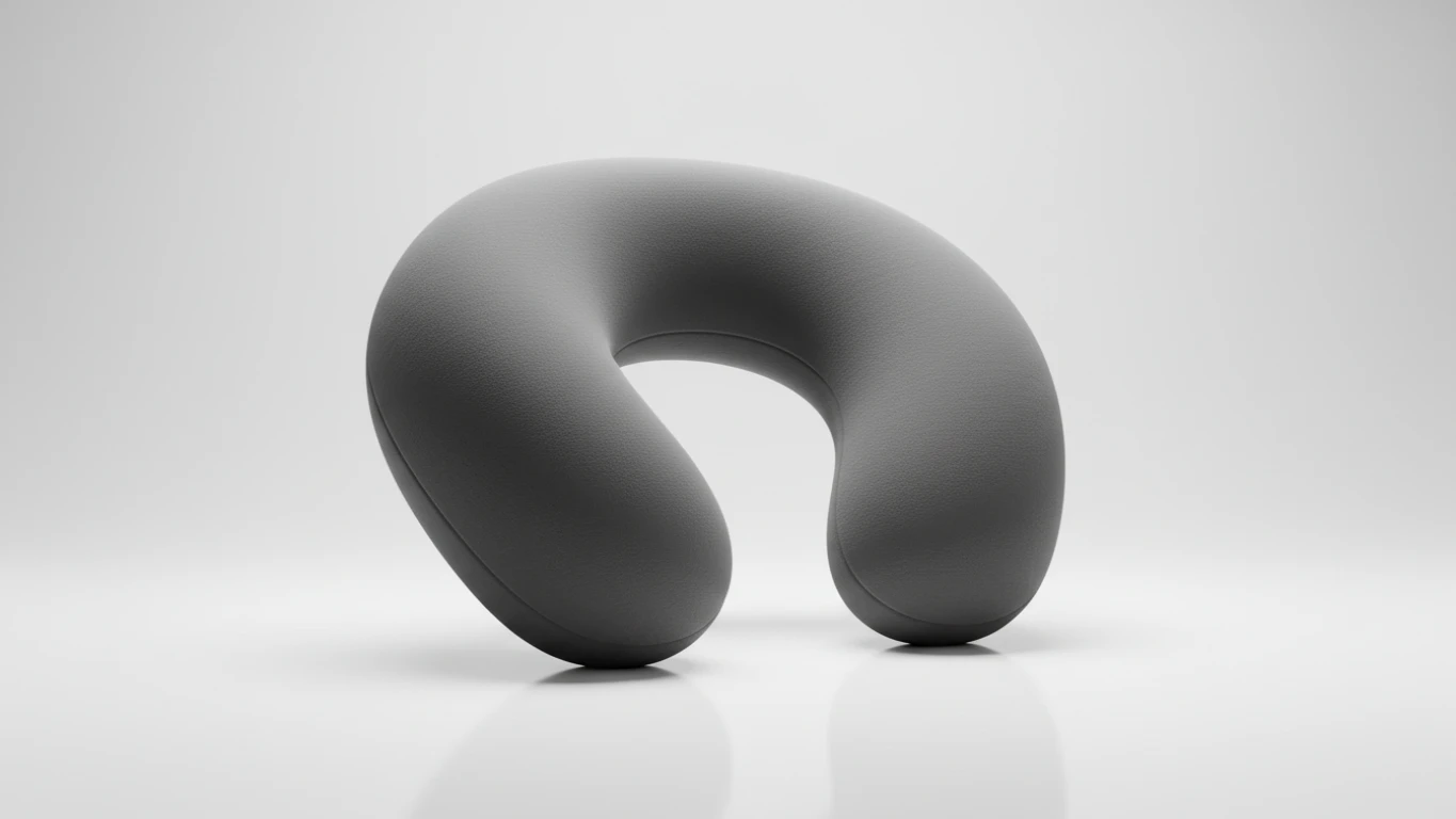 Almofada de Pescoço Ergonômica em Espuma de Memória